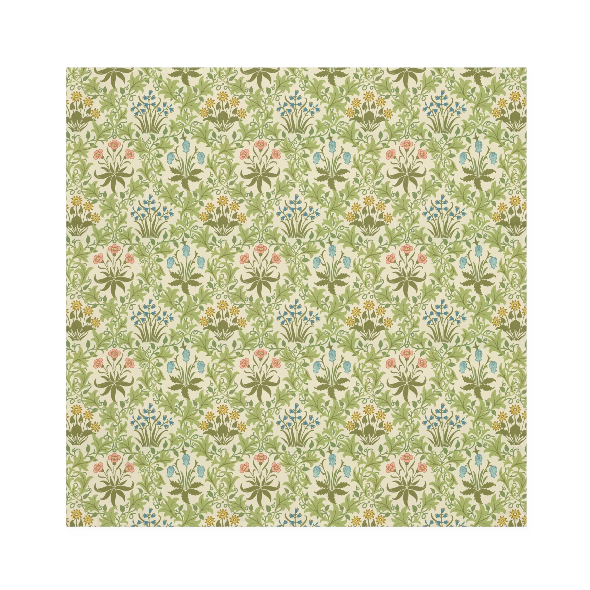 William Morris Sidewall Celandine Napkins Set of 4 MCM Etsy