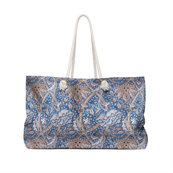 William Morris Beach Bag Large Carryall, Tote, Shopping Bag, Gym