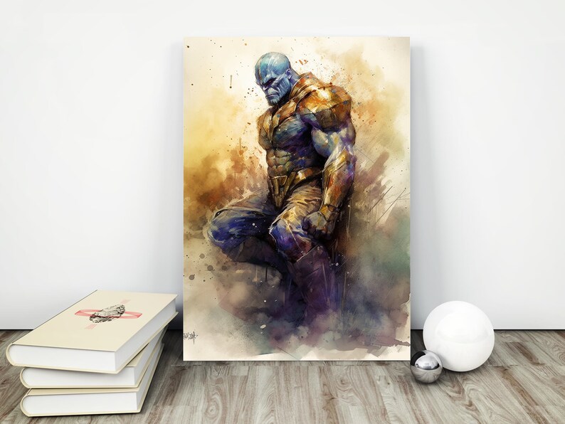 Thanos Bundle Png, Thanos Print, Marvel Poster, Avengers Poster ...