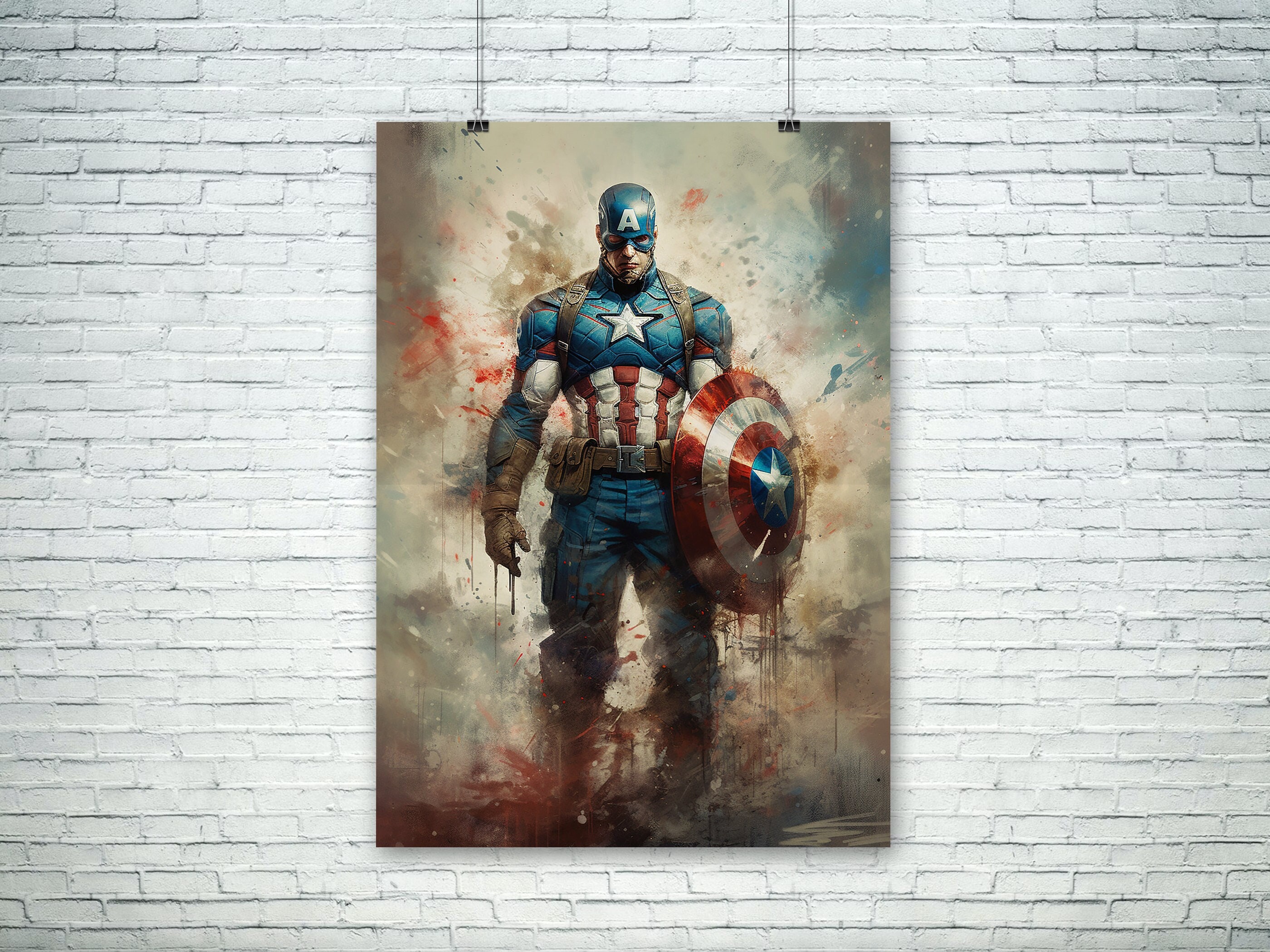 Captain America Rogues Gallery 11x17 Fine Art Print -  Portugal
