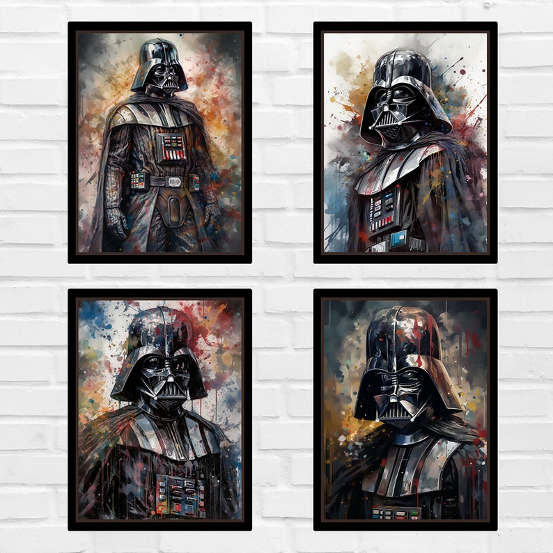Darth Vader Bundle Png, Darth Vader Print, Darth Vader Digital,