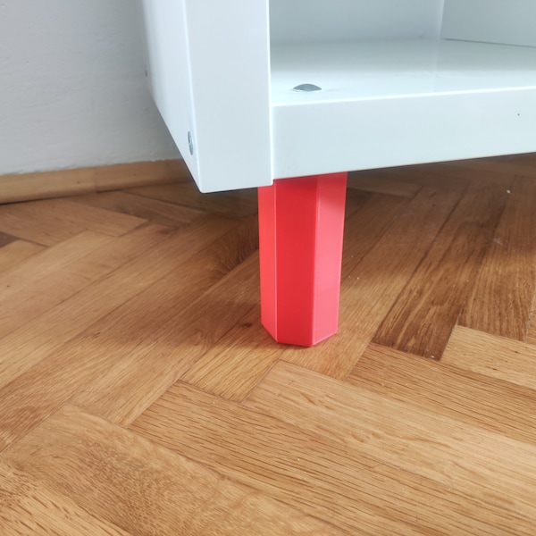 3D-printed Legs for IKEA Kallax | Multiple Colors and shapes | Eptagonal