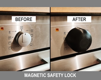 Stove Toddler Child Safety Lock Oven Dishwasher Rotary Knob protection magnetic