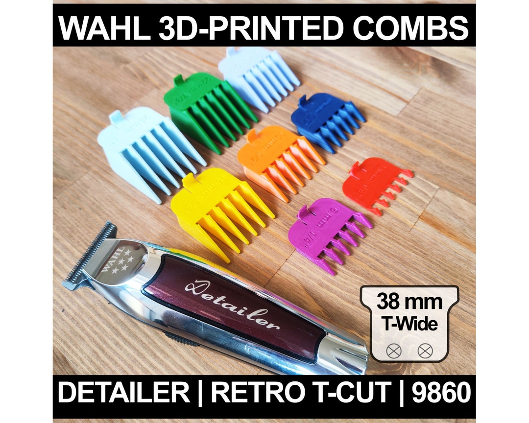 Wahl Trimmer Comb Attachment: 3D Printed Clipper Guards, All Sizes