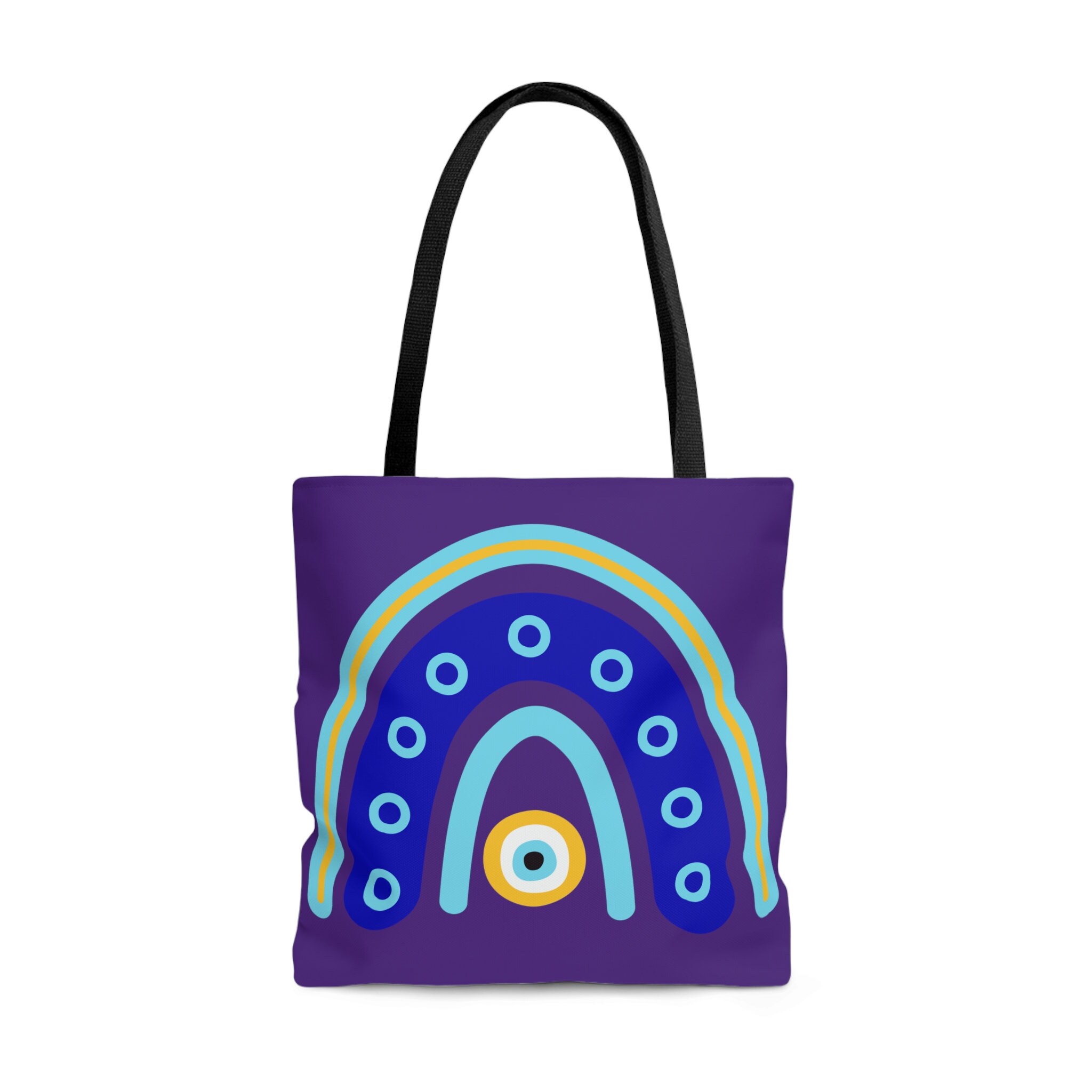 Evil Eye Tote Bag Mati Tote Bag Evil Eye Mati Greek Etsy