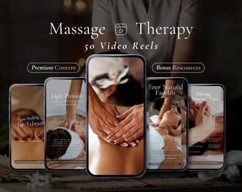 Massage Therapy Reels, Massage Therapy Social Media Post, Massage Therapy Marketing, Massage Therapy Instagram Post, Spa Canva Template