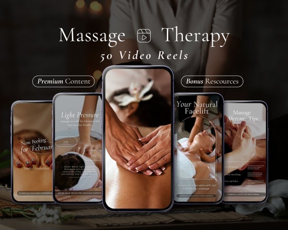Massage Therapy Reels, Massage Therapy Social Media Post, Massage Therapy Marketing, Massage Therapy Instagram Post, Spa Canva Template