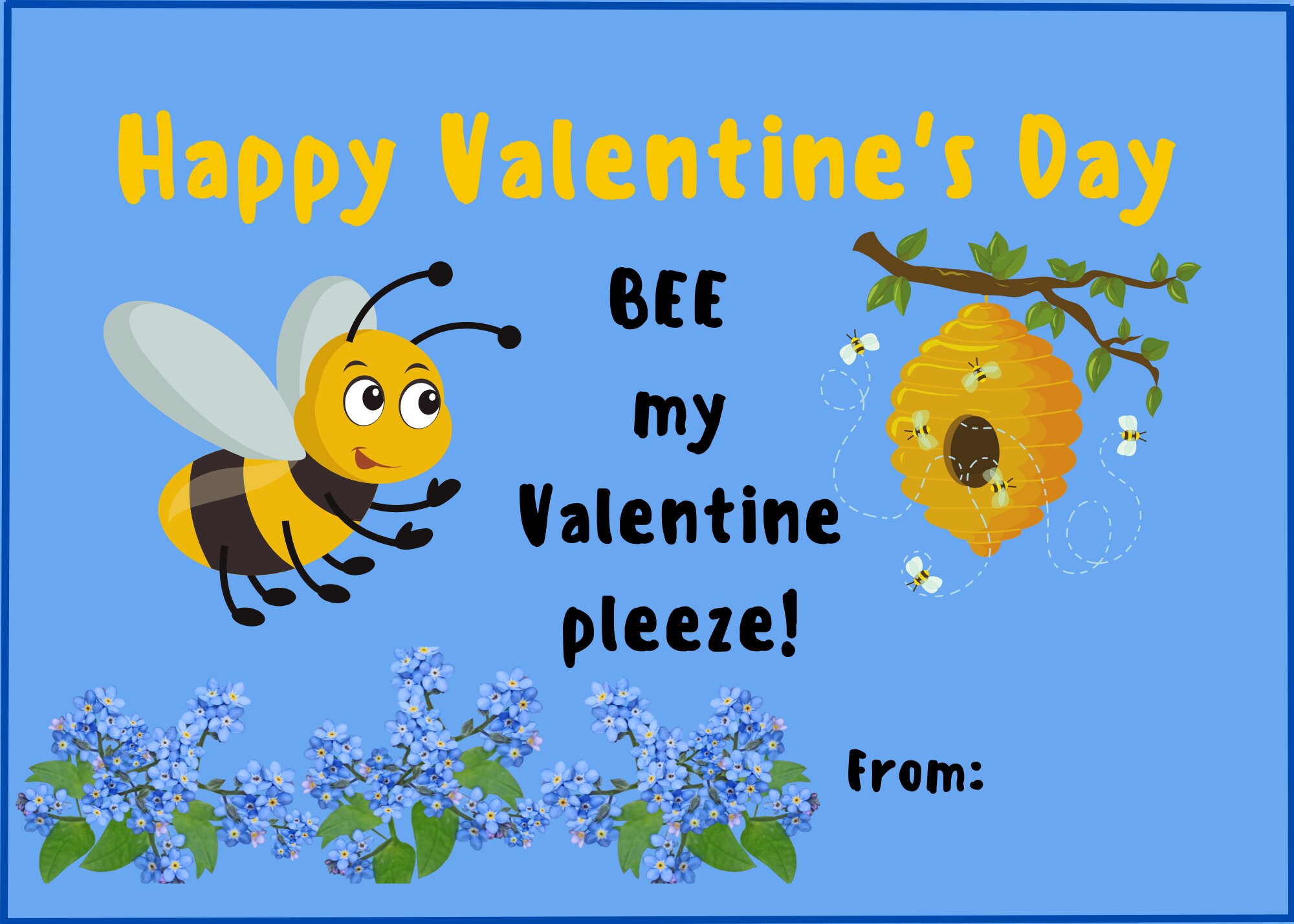printable-bee-valentine-for-kids-classroom-exchange-valentines-kids-valentine-instant