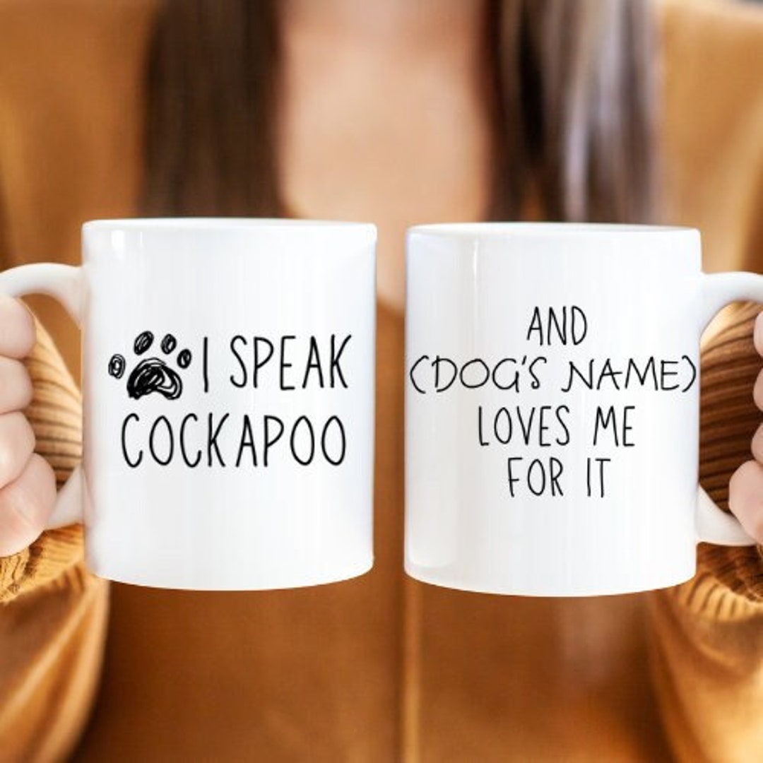 Cockapoo Mom, Cockapoo Dad, Cockapoo Gifts, Personalized Cockapoo Mug ...