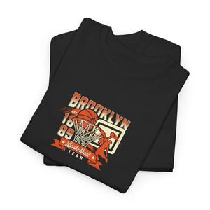 T-shirt unisexe Brooklyn Vintage Graphic | T-shirt streetwear tendance, cadeau Urban Outfitters, haut décontracté tendance, t-shirt graphique hipster image 3