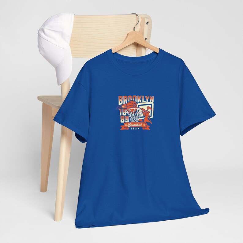 T-shirt unisexe Brooklyn Vintage Graphic | T-shirt streetwear tendance, cadeau Urban Outfitters, haut décontracté tendance, t-shirt graphique hipster image 6