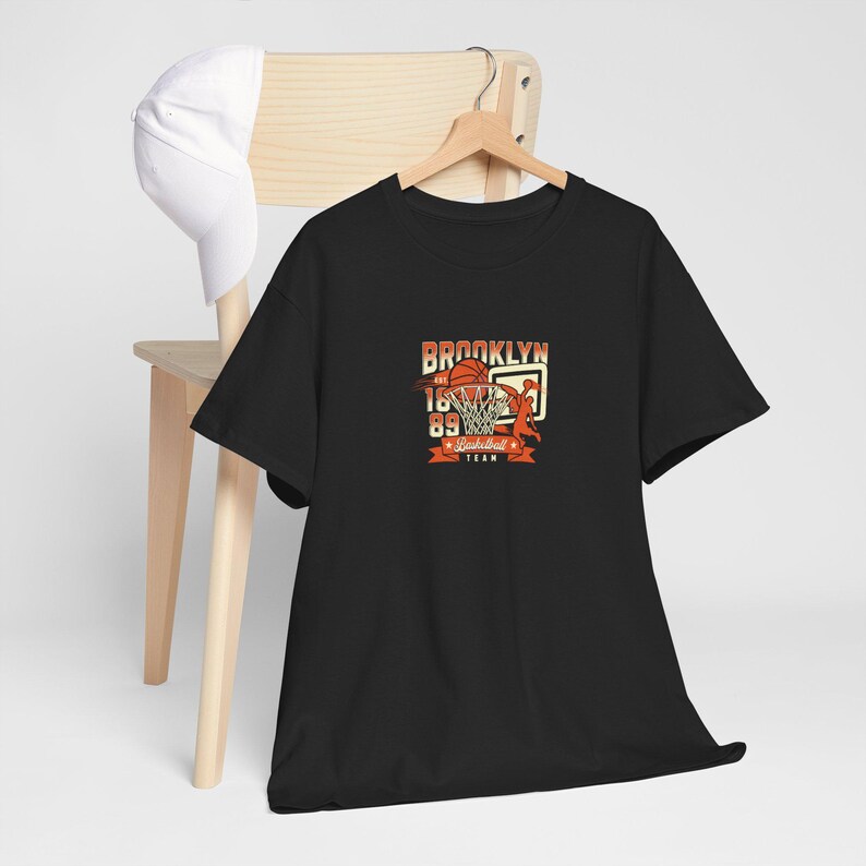 T-shirt unisexe Brooklyn Vintage Graphic | T-shirt streetwear tendance, cadeau Urban Outfitters, haut décontracté tendance, t-shirt graphique hipster image 2