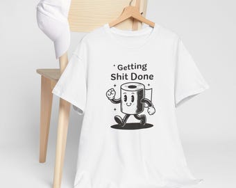 Funny Motivational Tee, Productivity Lovers Gift, Office Wear, Casual Humor Shirt, Unisex Heavy Cotton, Work from Home Tee