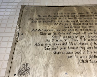 Middle Earth Puzzle Board with Magnet Lid | Lord of the Rings, The Hobbit, and Rings of Power Trail Map | Customizable | Color Options