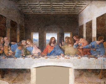 Leonardo Da Vinci The Last Supper Druck Download Digital