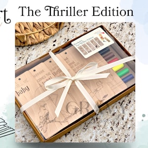 Thriller BookArt | Creative Bookmark Gift Set