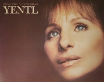 Yentl - Orginal Movie Soundtrack.  Barbara Streisand. Vintage 1983 Vinyl LP.  FREE SHIPPING!!!