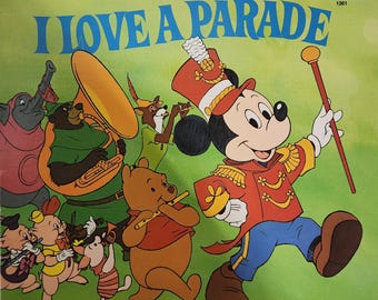 Cadeaux Walt Disney – J'aime une parade | LP vinyle vintage | LIVRAISON GRATUITE !!