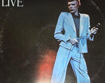 David Bowie – David Live 2×LP Vinyl Album (1974) | Glam Rock / Soul Tour Live Recording | FREE SHIPPING!!!