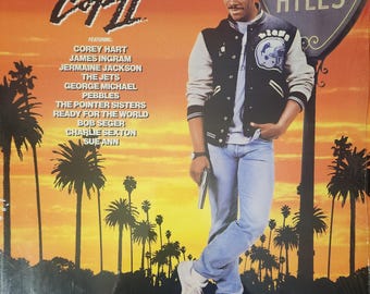 Beverly Hills Cop 2 - Motion Picture Soundtrack.  Vintage 1987 Vinyl LP.  FREE SHIPPING!!!