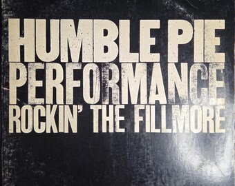 Humble Pie – Vinyle LP Rockin' the Fillmore | A&M Records | Album live rock classique | LIVRAISON GRATUITE !!!