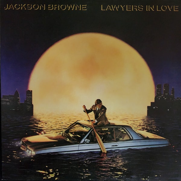Jackson Browne - Lawyers in Love.  Vintage 1983 Vinyl LP.  FREE SHIPPING!!!