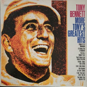 Tony Bennett - More Tony&#39;s Greatest Hits.  1960 Vintage LP.  FREE SHIPPING!!!