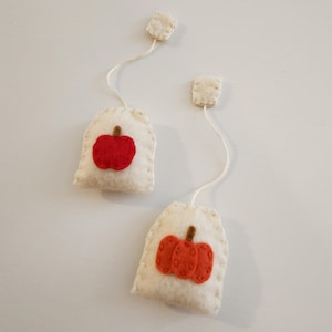 Felt Fall Tea Bags
