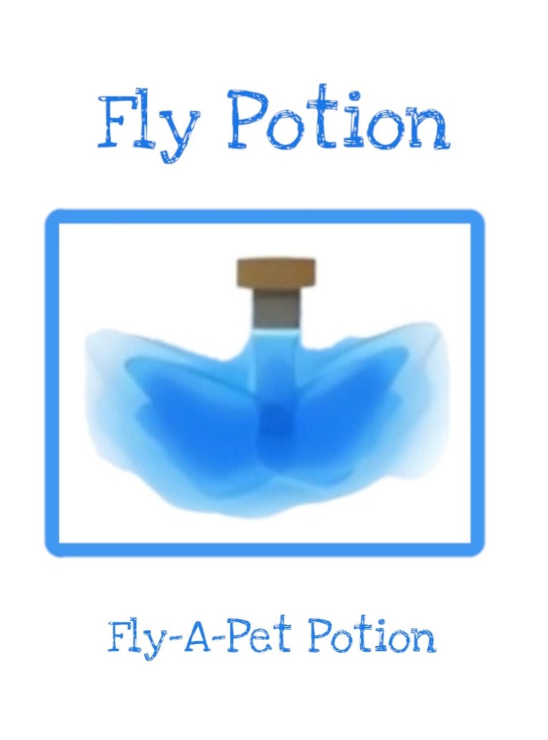 Flyapet Potion Fly Potion Adopt Me Etsy