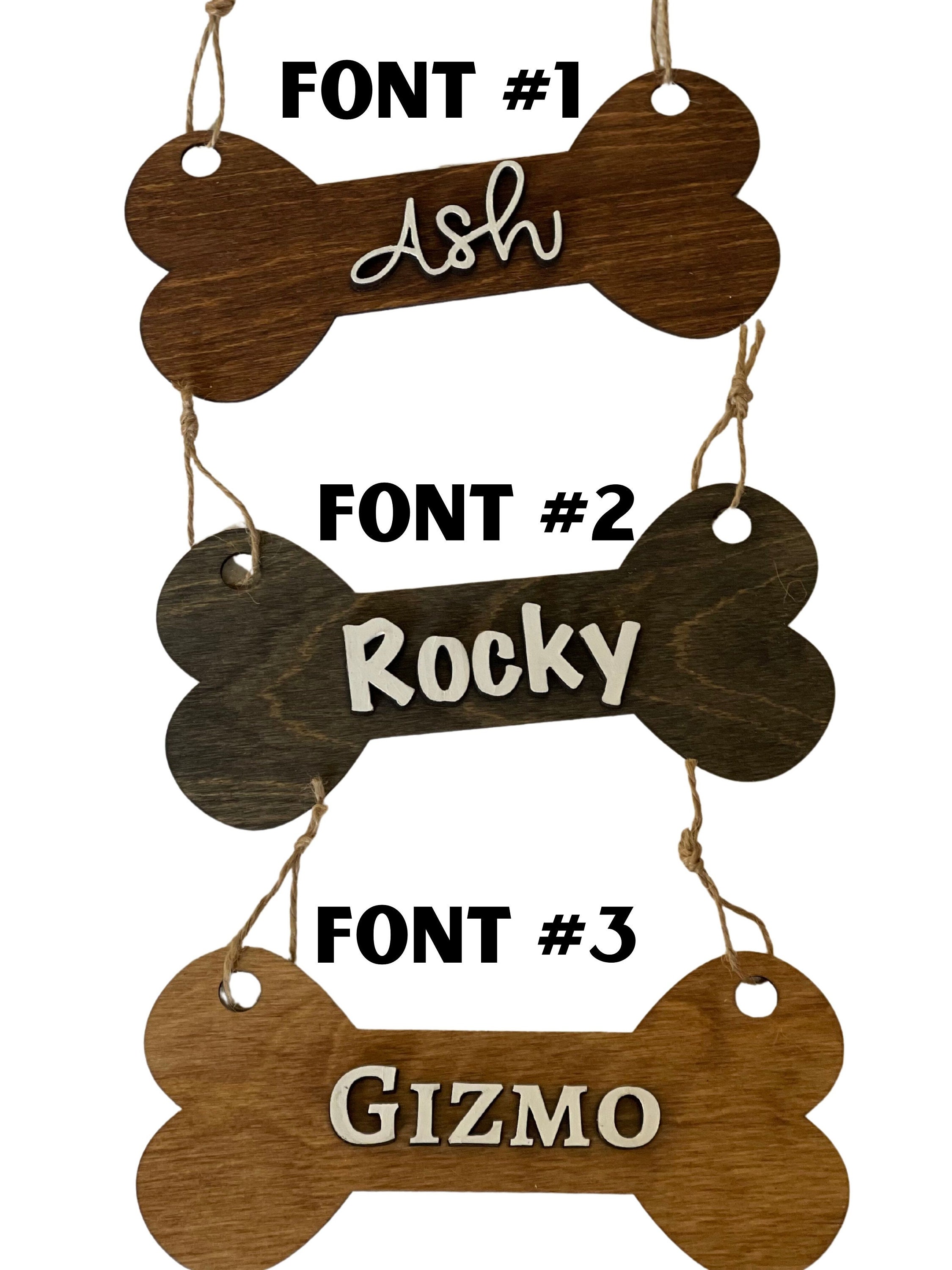 Dog Crate 3D Name Tags - Etsy