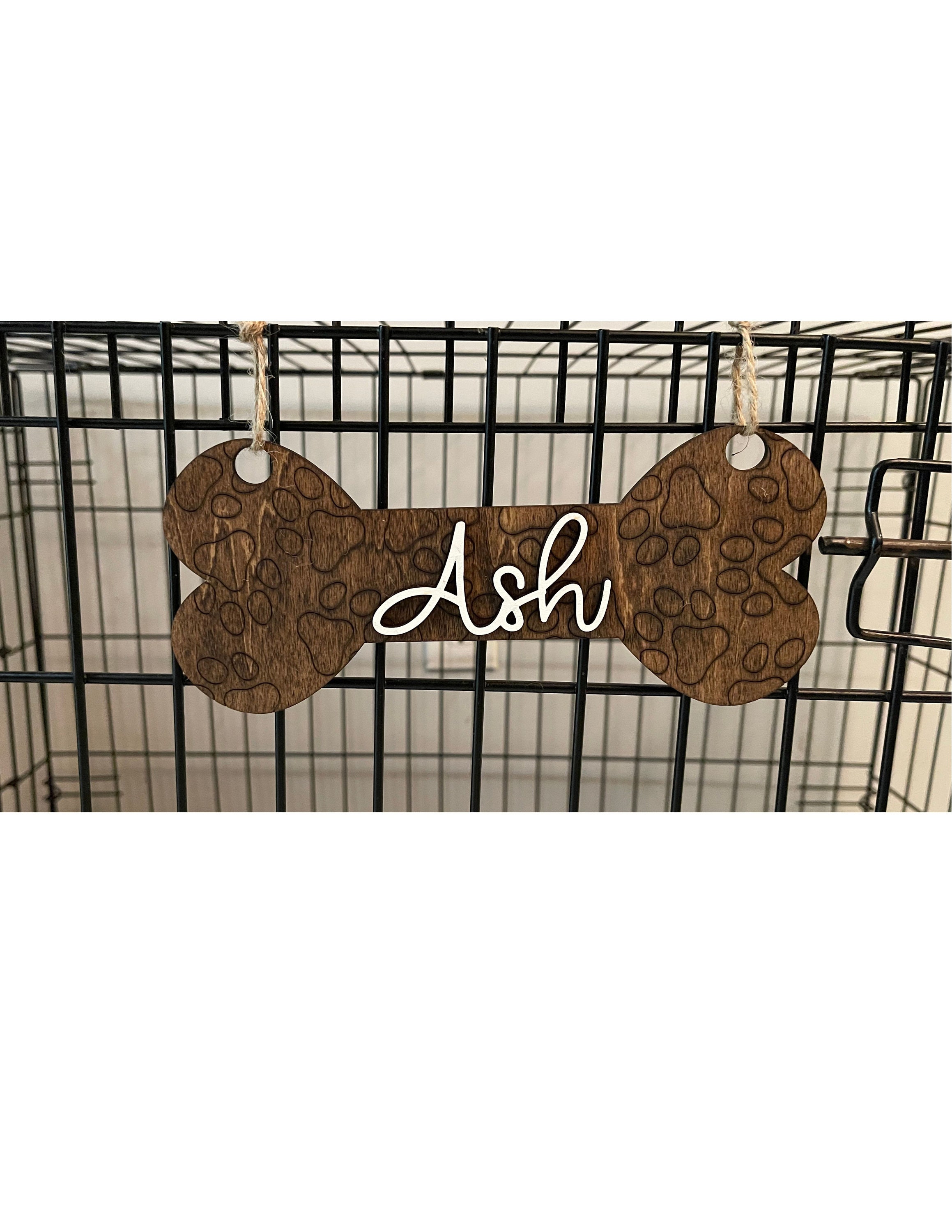 Dog Crate Photo Tags photo