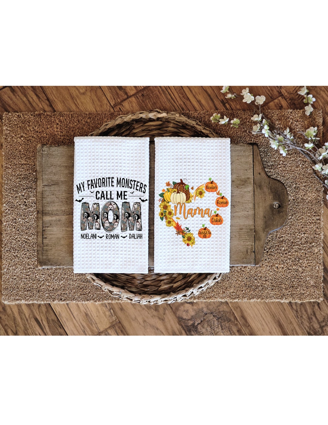 Customized Kitchen Towels - Etsy