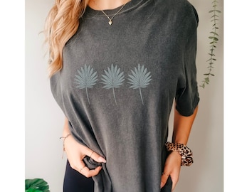 Plant Lovers shirt, Comfort Colors, Floral TShirt, Botanical Tee Shirt, Nature Lover Shirt, Plant shirts, Graphic Tees, Ferns t-shirt
