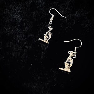 Microscope Earrings