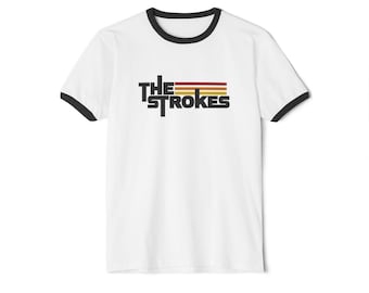 Vintage 2000's the Strokes Band Logo T Shirt Size M (W 20 X L 28.5