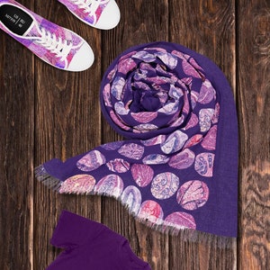 Histology Light Scarf, Histology Watercolor Art Gift for Her, Histotech Cytology Pathology Assistant Lab Week Retirement Gift