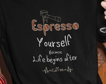 Funny Coffee Caffeine Addict Shirt, Espresso Lover Tee