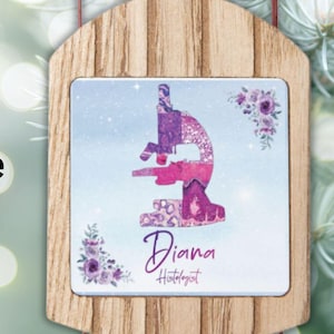 Histology Personalized Sled Ornament, Pathology Laboratory Assistant Nurse Custom Ornament, Cytology Ophthalmology Students Gift