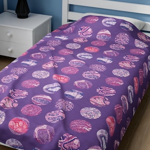 Pathology Histology Art Blanket, Pathology Ophthalmology Cytology Laboratory Assistant, Histology Week Blanket, Dermapathologist Gift