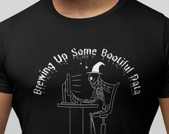 Camiseta de Halloween do analista de dados, camiseta do cientista estatístico Boo