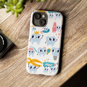 Dental Hygienist Phone Case, Dental Assistant Gift, Dental Hygiene Dentist Gift, Funny Dental Dentist Phone Cover, Teeth Graduation Gift
