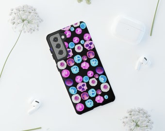 Estuche para celular con diseño de sangre: hematología, tecnología de laboratorio médico, regalo científico