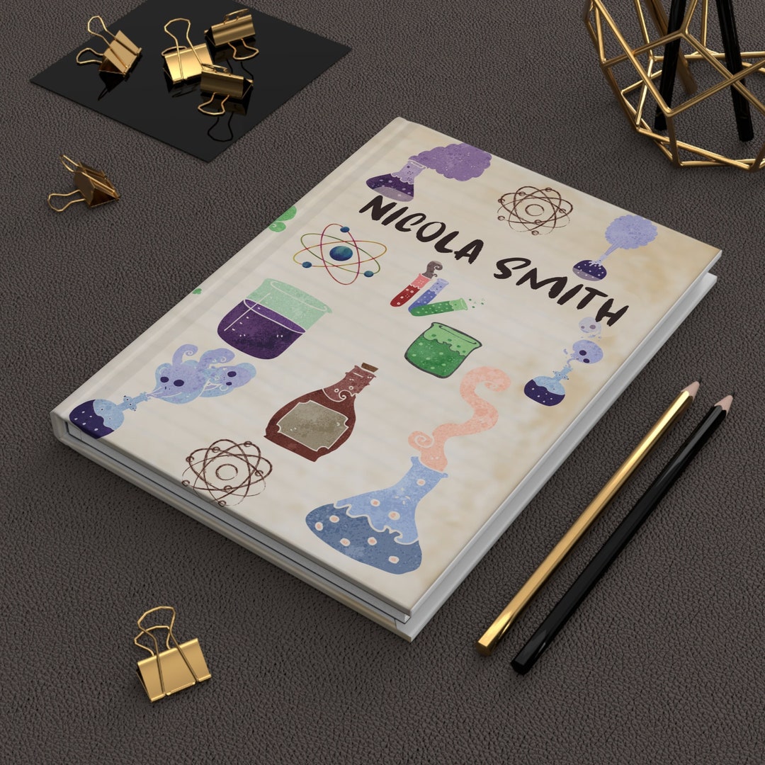 Waterproof Lab Journal Laboratory Personalized Journal, Chemistry Biology Microbiology Stem ...