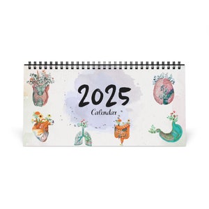Anatomy Calendar 2025, Medical Student Gift, Hospital Nurse Gift ...