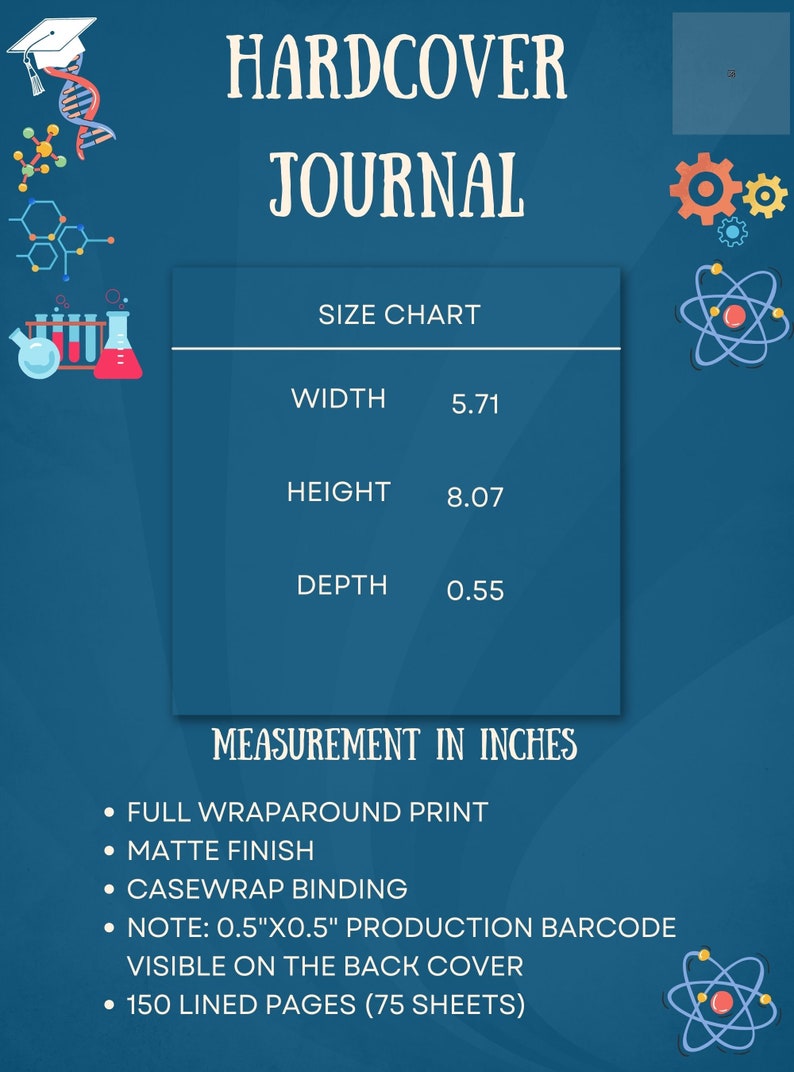 Programmer Developer Personalized Hardcover Journal, Coding Custom Notebook, Software Computer Engineering Student Gift image 2