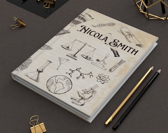 Personalized Retro Lab Notebook: Science Student Gift