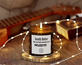 Funny Microbiology Scented Candle: Nerdy Science Gift