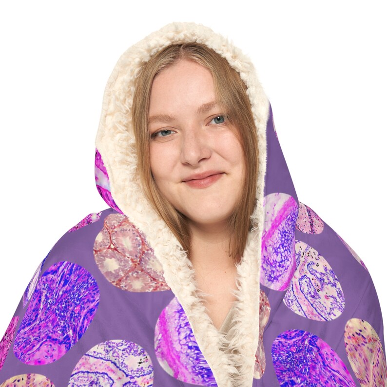 Devascularization Histology Histology Pathology Hooded Blanket: Medical Anatomy Art Gift - Etsy