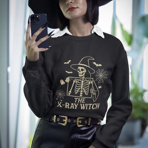Radiology Halloween Xray Tech Sweater, Skeleton Rad Tech Radiology Student Gift, Medical Professional Healthcare Worker Spooky Sweater