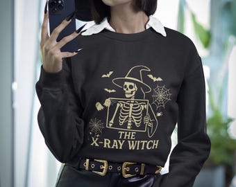 Radiology Halloween Sweater: Spooky X-Ray Skeleton Rad Tech Gift